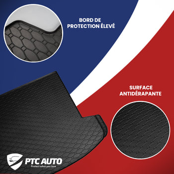 Tapis de coffre Dodge Durango 3 WK2 Facelift 2, carrosserie suv, fabrication 2019 - présent, 7 places, 3e rangée abaissée #2