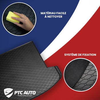 Tapis de coffre Hyundai I30 III MHEV, carrosserie break, fabrication 02.2020 - présent, coffre supérieur, avec organisateur de coffre sous le plancher | 410044