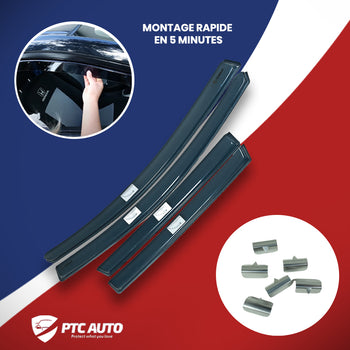 Déflecteur d'air (sur les fenêtres avant et arrière) Opel Mokka A, fabrication 09.2012 - 06.2019, carrosserie suv, 4 pièces | PVF1752X1753