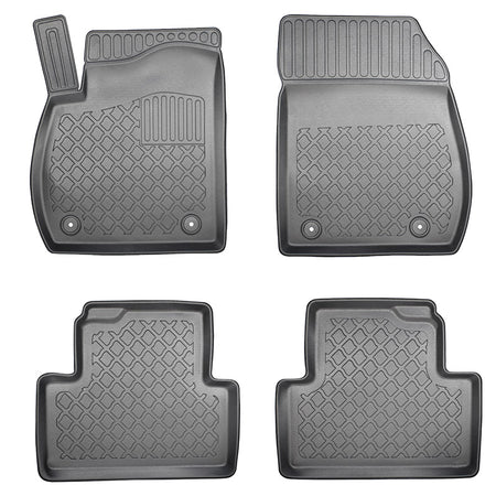 Tapis avec bords relevés Opel Zafira C, fabrication 01.2012 - 07.2019, carrosserie van 5-7 places, sans 3 ème file de sièges | 602865