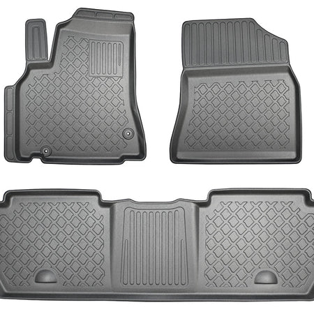 Tapis avec bords relevés Citroen Berlingo II, fabrication 2008 - 08.2018, carrosserie van 5-7 places, sans 3 ème file de sièges | 602920