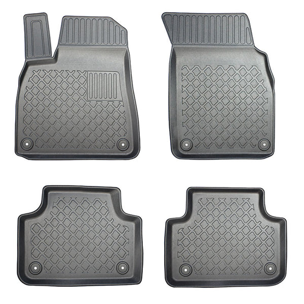 Tapis avec bords relevés Audi Q8 4M, fabrication 07.2018 - présent, carrosserie suv 5-7 places, sans 3 ème file de sièges | 603213