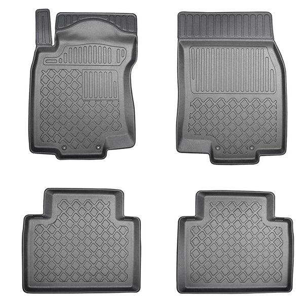 Tapis avec bords relevés Nissan X-Trail T32, fabrication 08.2014 - 12.2021, carrosserie suv 5-7 places, sans 3 ème file de sièges | 603271