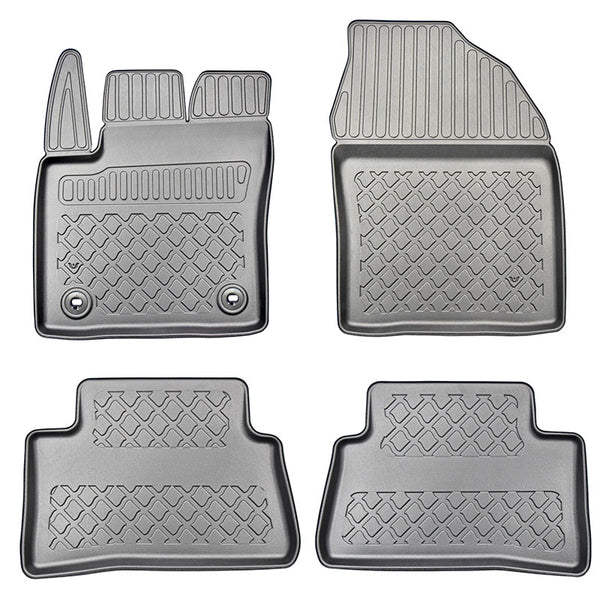 Tapis avec bords relevés Toyota C-HR, fabrication 01.2017 - 12.2023, carrosserie suv ne correspond pas au phev | 603381