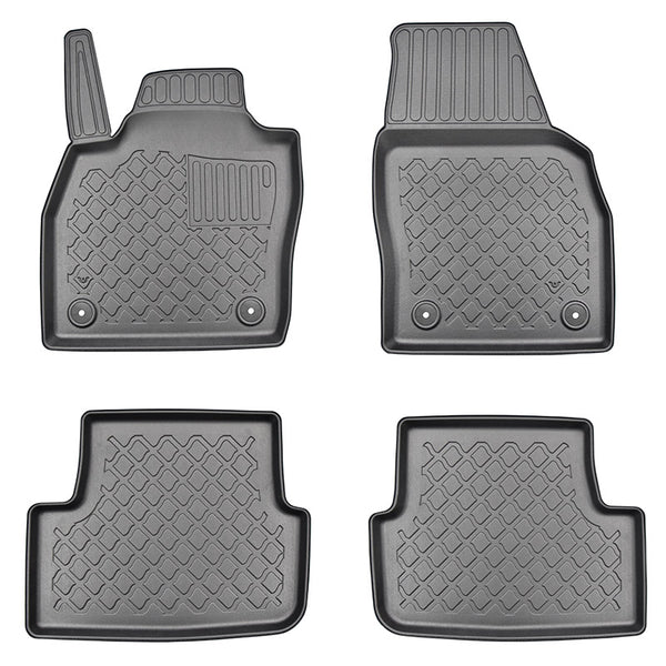 Tapis avec bords relevés Volkswagen Polo VI, fabrication 10.2017 - présent, carrosserie berline | 603425
