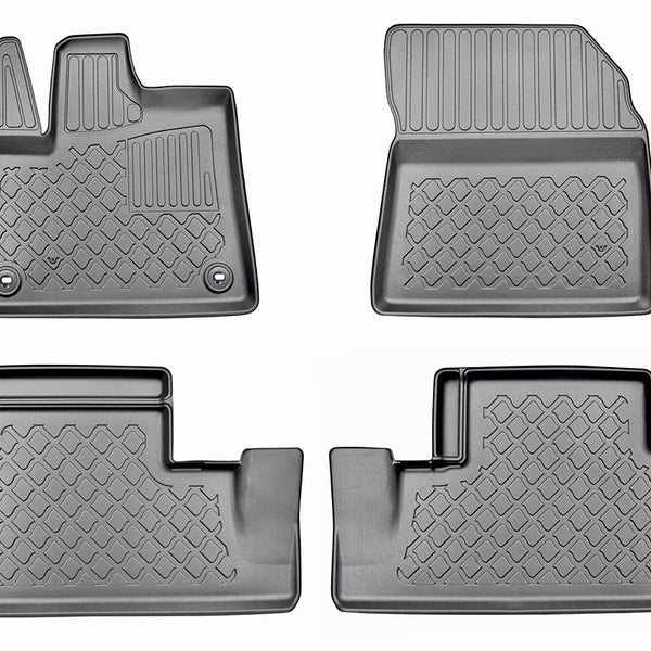 Tapis avec bords relevés Citroen Berlingo e- EV, fabrication 09.2021 - 12.2022, carrosserie van 5-7 places, sans 3 ème file de sièges | 603440