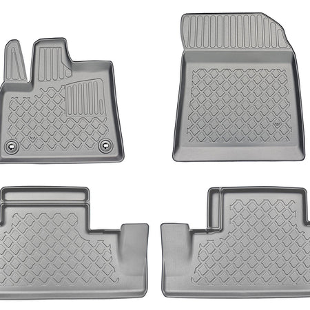 Tapis avec bords relevés Toyota Proace City Verso EV, fabrication 2023 - présent, carrosserie van 5-7 places, sans 3 ème file de sièges, empattement court et long | 603777