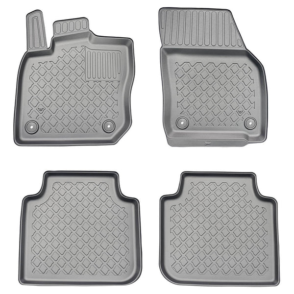 Tapis avec bords relevés Skoda Kodiaq Facelift II, fabrication 12.2023 - présent, carrosserie suv 5-7 places, sans 3 ème file de sièges | 603993