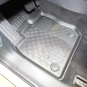 Tapis avec bords relevés Skoda Kodiaq Facelift II, fabrication 12.2023 - présent, carrosserie suv 5-7 places, sans 3 ème file de sièges | 603993