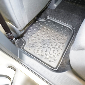 Tapis avec bords relevés Skoda Kodiaq II MHEV, fabrication 02.2024 - présent, carrosserie suv 5-7 places, sans 3 ème file de sièges | 603993