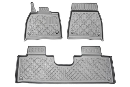 Tapis avec bords relevés Mercedes EQS X296, fabrication 12.2022 - présent, carrosserie suv sans 3 ème file de sièges | 604024