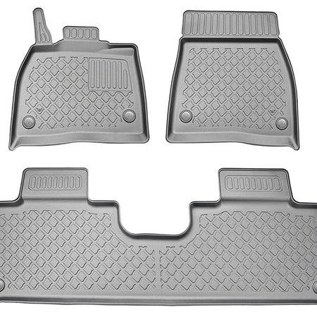 Tapis avec bords relevés Mercedes EQS V296 electric, fabrication 12.2022 - présent, carrosserie suv 5 places | 604024