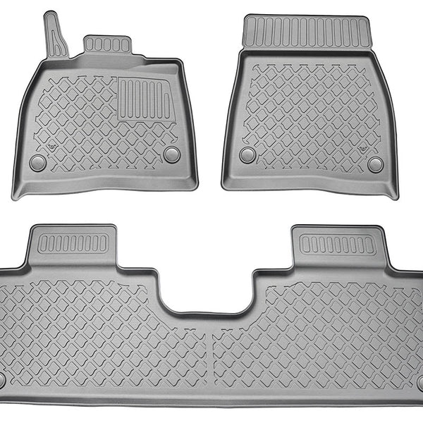 Tapis avec bords relevés Mercedes EQS V296 electric, fabrication 12.2022 - présent, carrosserie suv 5 places | 604024