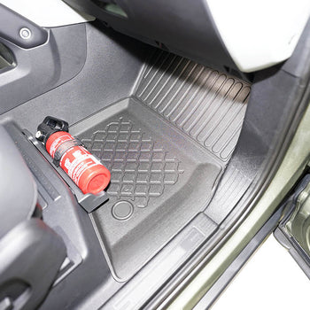 Tapis avec bords relevés Land Rover Defender 130, fabrication 01.2020 - présent, carrosserie suv 7 places, sans 3 ème file de sièges | 604166