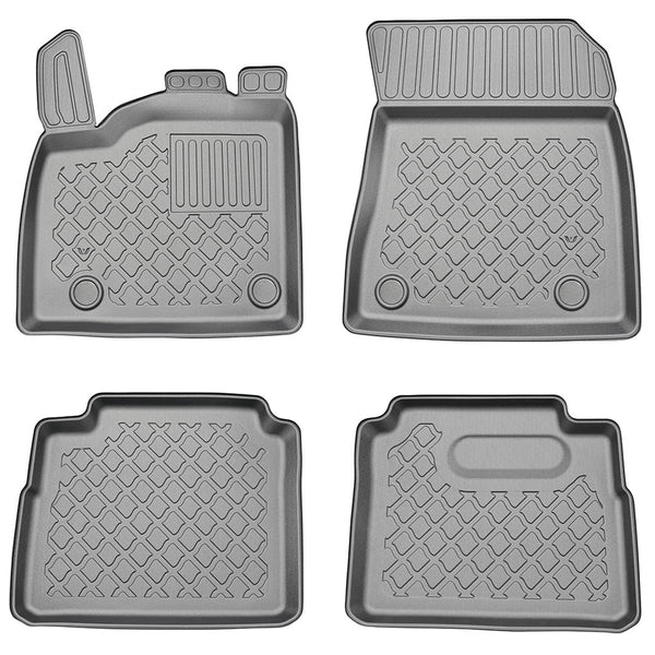 Tapis avec bords relevés Nissan X-Trail e-Power, fabrication 09.2022 - présent, carrosserie suv 5-7 places, sans 3 ème file de sièges | 604194