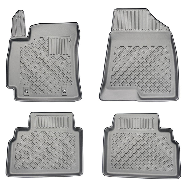 Tapis avec bords relevés Hyundai Kona II, fabrication 04.2023 - présent, carrosserie suv ne correspond pas au modèle électrique | 604223