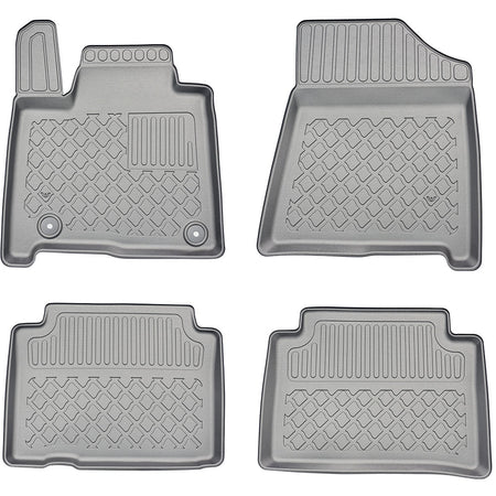 Tapis avec bords relevés Hyundai Santa Fe V (MX5) HEV, fabrication 07.2024 - présent, carrosserie suv 5-7 places, sans 3 ème file de sièges | 604227