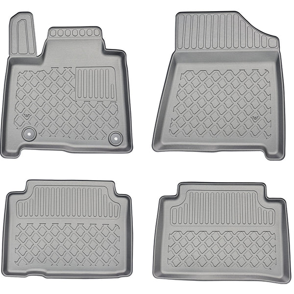 Tapis avec bords relevés Hyundai Santa Fe V (MX5) HEV, fabrication 07.2024 - présent, carrosserie suv 5-7 places, sans 3 ème file de sièges | 604227