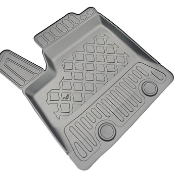 Tapis avec bords relevés Renault Espace VI E-Tech Hybrid, fabrication 04.2023 - présent, carrosserie suv 5-7 places, sans 3 ème file de sièges | 604371