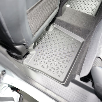 Tapis avec bords relevés Renault Espace VI E-Tech Hybrid, fabrication 04.2023 - présent, carrosserie suv 5-7 places, sans 3 ème file de sièges | 604371