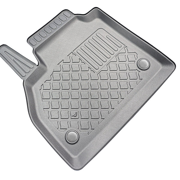 Tapis avec bords relevés Renault Kangoo II, fabrication 2008 - 04.2021, carrosserie van 5-7 places, empattement l2, sans 3 ème file de sièges | 603028