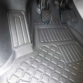 Tapis avec bords relevés Volkswagen T5 Multivan, fabrication 2003 - 05.2015, carrosserie van empattement l1	et l2 | 653105