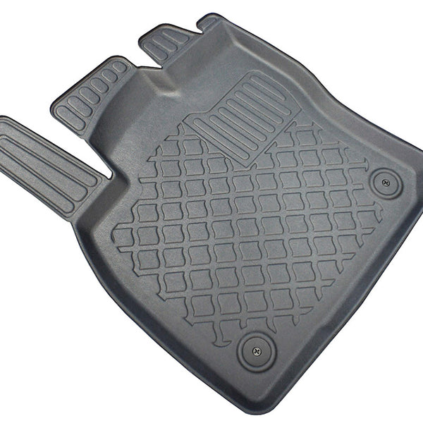 Tapis avec bords relevés Skoda Kodiaq, fabrication 03.2017 - présent, carrosserie suv 5-7 places, sans 3 ème file de sièges | 603293