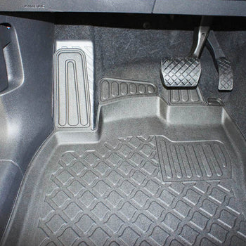 Tapis avec bords relevés Skoda Kodiaq, fabrication 03.2017 - présent, carrosserie suv 5-7 places, sans 3 ème file de sièges | 603293