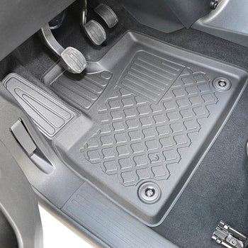 Tapis avec bords relevés Citroen Berlingo e- EV, fabrication 09.2021 - 12.2022, carrosserie van 5-7 places, sans 3 ème file de sièges | 603440