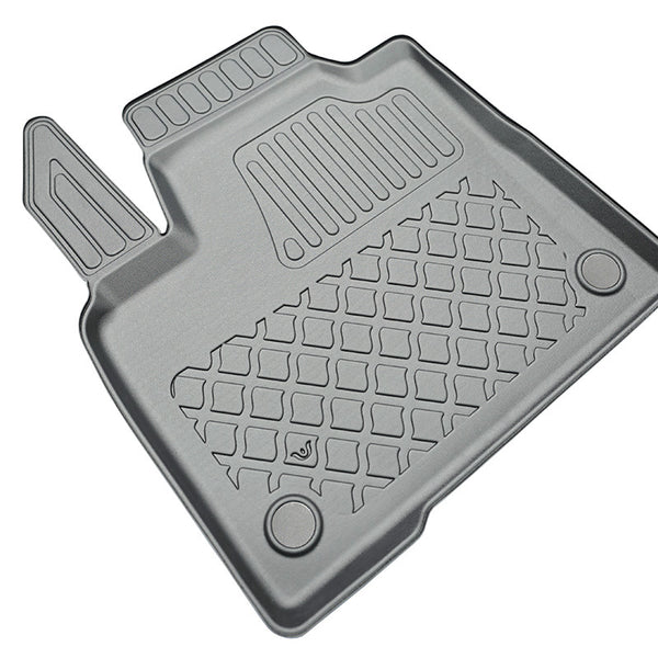 Tapis avec bords relevés Mercedes T-Class, fabrication 04.2022 - présent, carrosserie van empattement court et long, ne correspond pas au modèle électrique | 604009
