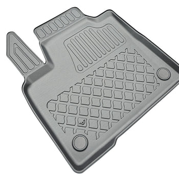 Tapis avec bords relevés Mercedes T-Class, fabrication 04.2022 - présent, carrosserie van empattement court et long, ne correspond pas au modèle électrique | 604009