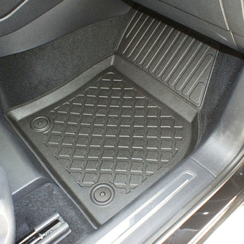 Tapis avec bords relevés Skoda Kodiaq, fabrication 03.2017 - présent, carrosserie suv inclusivement facelift, sans 3 ème file de sièges | 603293