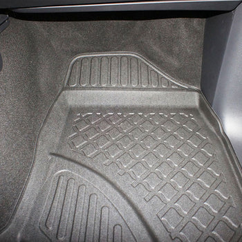 Tapis avec bords relevés Mercedes Classe X Clasa X, fabrication 01.2016 - présent, carrosserie pick-up sans l'extincteur fixé au passager de droite | 603361
