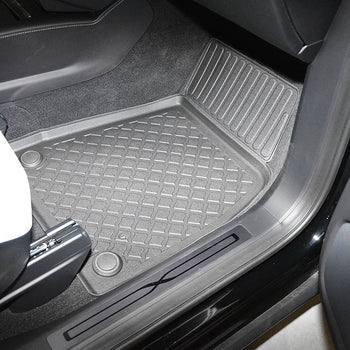 Tapis avec bords relevés Tesla Model X, fabrication 10.2016 - 12.2020, carrosserie suv 6-7 places, tapis de voiture avant | 653861
