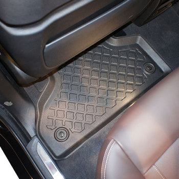Tapis avec bords relevés BMW X5 F15, fabrication 10.2013 - 10.2018, carrosserie suv 5-7 places, sans 3 ème file de sièges | 602055