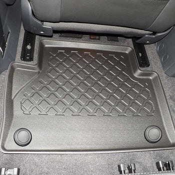 Tapis avec bords relevés Seat Alhambra II, fabrication 09.2010 - présent, carrosserie van 5-7 places, sans 3 ème file de sièges | 603093