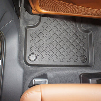 Tapis avec bords relevés Audi Q7 4M, fabrication 06.2015 - présent, carrosserie suv 5-7 places, sans 3 ème file de sièges | 603213