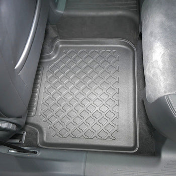 Tapis avec bords relevés Skoda Kodiaq, fabrication 03.2017 - présent, carrosserie suv 5-7 places, sans 3 ème file de sièges | 603293