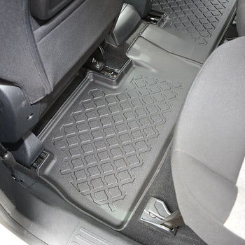 Tapis avec bords relevés Peugeot Rifter e- EV, fabrication 09.2021 - 12.2022, carrosserie van 5-7 places, sans 3 ème file de sièges | 603440