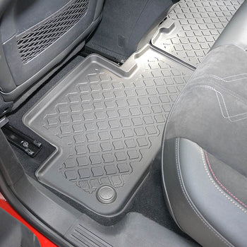 Tapis avec bords relevés DS 7 Crossback, fabrication 02.2018 - présent, carrosserie suv ne correspond pas à la version avec tunnel médian sur la rangée de 2 sièges | 603910