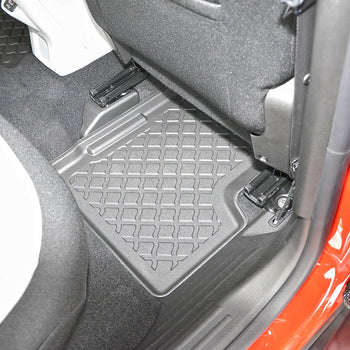Tapis avec bords relevés Jeep Renegade, fabrication 09.2014 - 06.2018, carrosserie suv ne correspond pas au modèle 4xe plug-in-hybrid | 602689