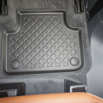Tapis avec bords relevés Audi Q7 4M, fabrication 06.2015 - présent, carrosserie suv 5-7 places, sans 3 ème file de sièges | 603213