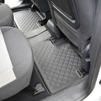 Tapis avec bords relevés Peugeot Rifter e- EV, fabrication 2023 - présent, carrosserie van 5-7 places, sans 3 ème file de sièges | 603777