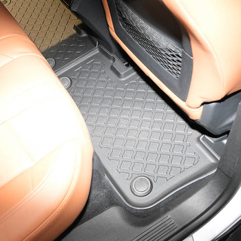 Tapis avec bords relevés Citroen DS 7, fabrication 02.2018 - présent, carrosserie suv ne correspond pas à la version avec tunnel médian sur la rangée de 2 sièges | 603910