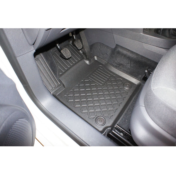 Tapis avec bords relevés Volkswagen Caddy Maxi, fabrication 2004 - 10.2020, carrosserie van 2-5 places, 1ère file de sièges | 652638