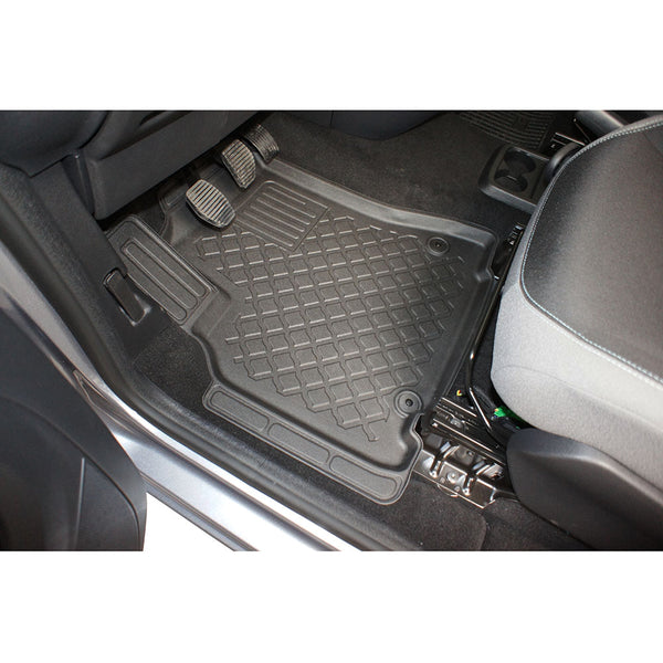 Tapis avec bords relevés Peugeot Partner II, fabrication 2008 - 08.2018, carrosserie van 2-5-7 places, 1ère file de sièges | 652920