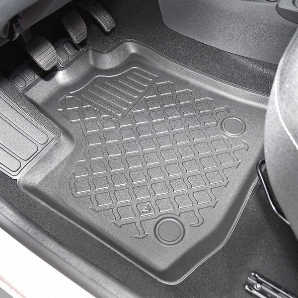 Tapis avec bords relevés Dacia Dokker, fabrication 11.2012 - 09.2021, carrosserie van 2-5 places, 1ère file de sièges | 653054