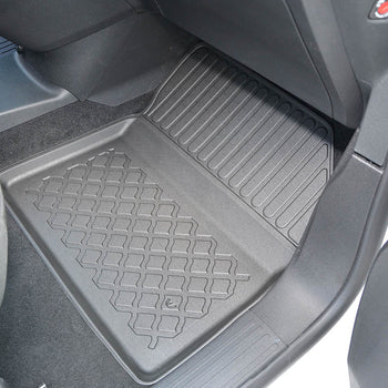 Tapis avec bords relevés Peugeot Rifter, fabrication 06.2018 - présent, carrosserie van 2-3 places, empattement court et long | 653440