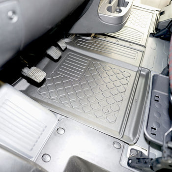 Tapis avec bords relevés Citroen Jumper II, fabrication 2006 - présent, carrosserie van 2-3 places, empattement court, moyen et long, inclusivement facelift | 653448