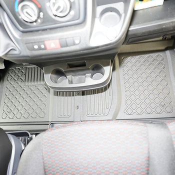 Tapis avec bords relevés Citroen Jumper II, fabrication 2006 - présent, carrosserie van 2-3 places, empattement court, moyen et long, inclusivement facelift | 653448